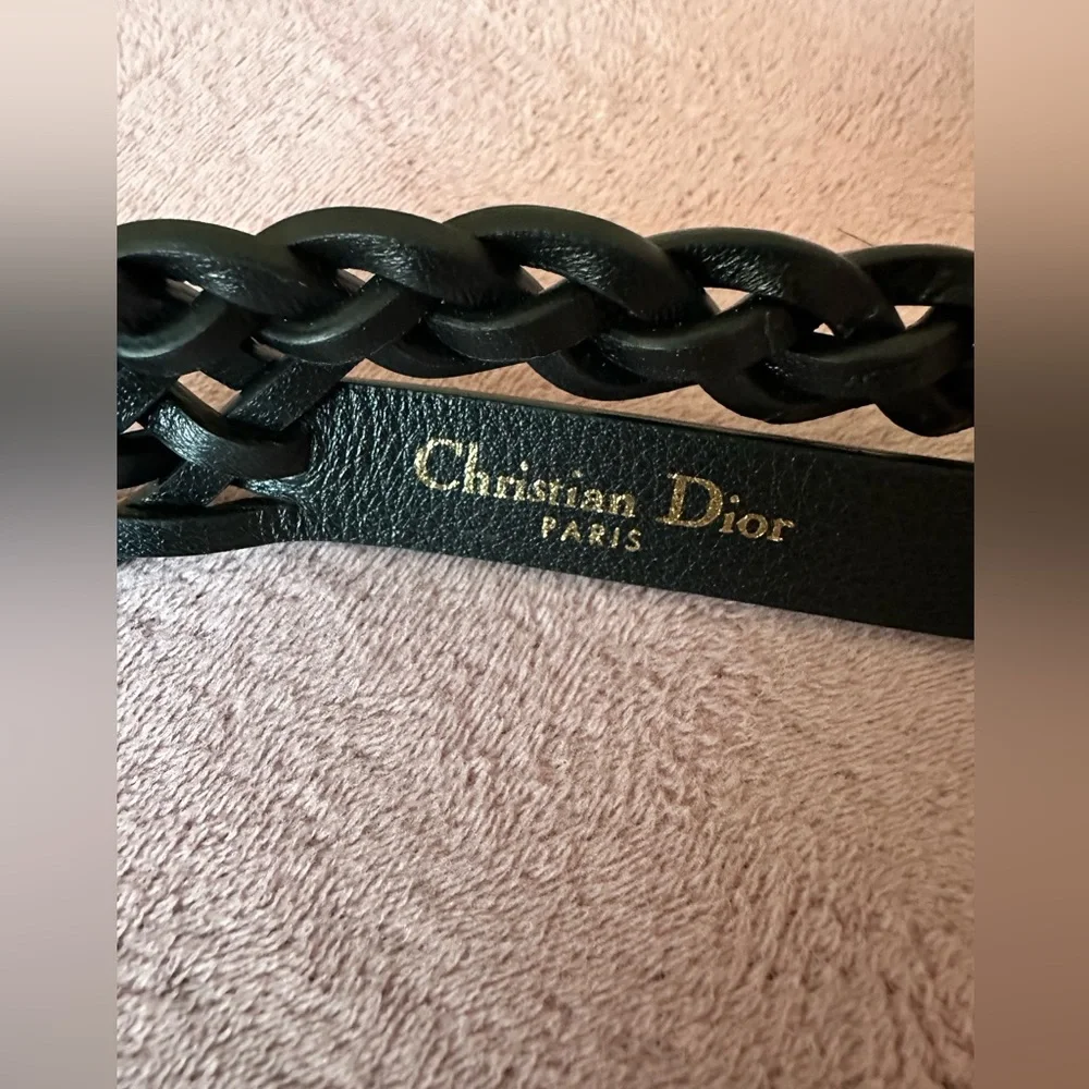 Christian Dior Double Calfskin Belt - NWT- Black Dior belt size 70 - Picture 5 of 14
